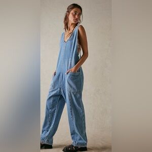 FREE PEOPLE We The Free High Roller Jumpsuit Size Small